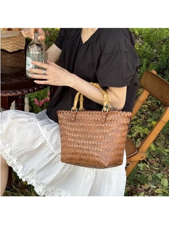 Woven Tote Bag - Picture 5 of 11